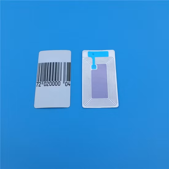 EAS 8.2MHz 30X40mm RFラベル小売業界用盗難防止バーコードソフトラベル